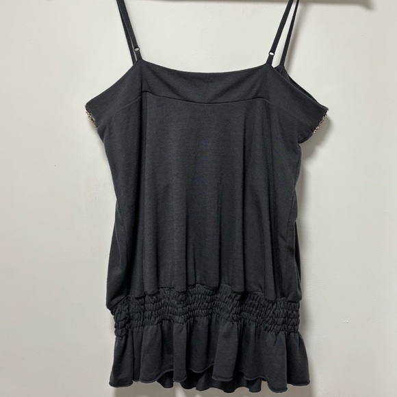 y2k boho xhilaration tank top with sequins, large - Picture 4 of 12